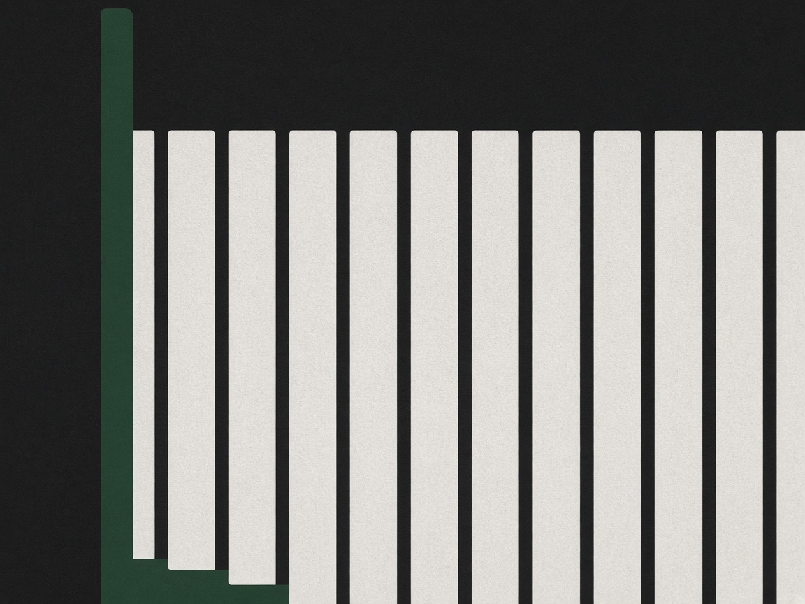 Abstract vinyl panel geometry
